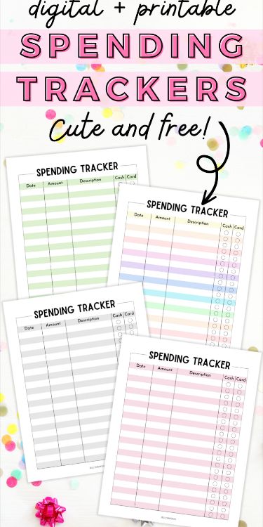 Cute & free printable spending trackers! Expense trackers for event planners & household binders digitalplannersticker #plannerdesign #socialmediaplannerprintablefree #digitaplannerandroid. Spending Tracker Printable, Travel Budget Planner, Financial Budget Planner, Expense Tracker Printable, Weekly Budget Template, Budget Template Free, Weekly Budget Planner, Money Planner, Household Binder