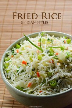 Fried Rice Recipe Indian, Masala Rice, Peas Rice, Green Lentil, Recipe Spinach, Fried Rice Recipe Easy, Green Gram, Rice Flakes, Cheese Whiz