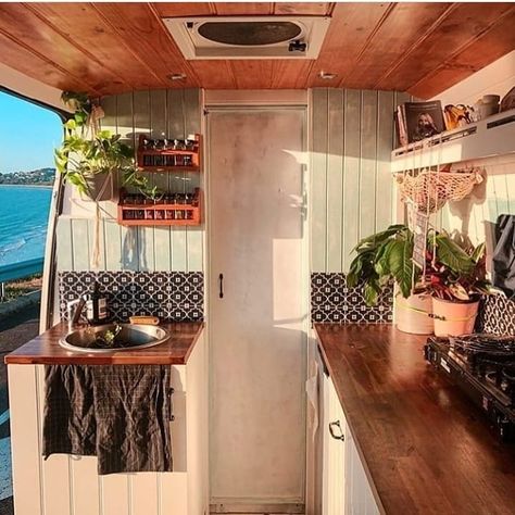 @t.rex_van on Instagram: “If you like plants and vans, come follow my other account where I feature a different van with plants every day! @vanlifeplants 🌿🚙 . .…” Expedition Happiness, Travel Camper, Van Conversion Interior, Van Ideas, Van Life Diy, Campervan Interior, Bus Life, Camper Van Conversion Diy, Van Living