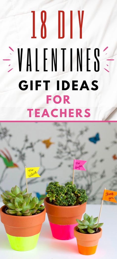 DIY VALENTINES DAY GIFTS FOR TEACHERS FROM KIDS AND PARENTS. After the last three years, teachers deserve awesome gifts for every occasion. Blow them away with these fun and easy homemade gift ideas! Diy Valentines Gifts For Teachers From Kids, Valentines Simple Gifts, Diy Valentine Gifts For Kids From Mom, Preschool Teacher Valentine Gifts, Teacher Valentine Ideas, Diy Valentines For Teachers, Easy Diy Class Valentines, Valentines For Teachers From Students, Diy Valentines Gifts For Teachers