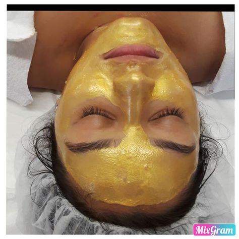 Gold Mask Facial, Gold Mask, Spa Day, Face Paint, Carnival Face Paint, Facial, Spa, Skin Care, Mask