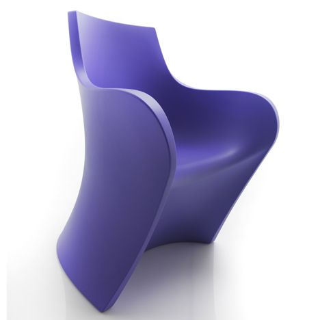 Snoop and Woopy by Karim Rashid for B-Line Purple Chair, Molded Chair, Italian Furniture Brands, B Line, Karim Rashid, Unique Home Accessories, Futuristic Furniture, Public Seating, Black Chair