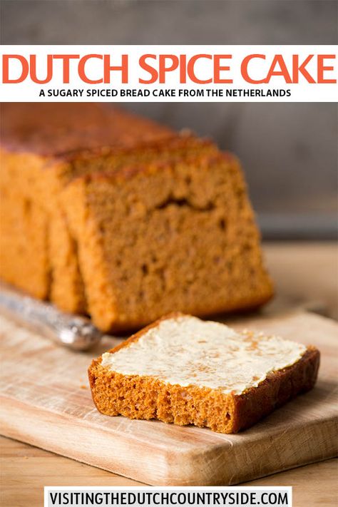 This Dutch spice cake, called ontbijtkoek in Dutch, is a true stable in the Dutch kitchen. Dutch food is filled with dishes and recipes that add this ontbijtkoek recipe to them. But, this Dutch spice cake recipe is also eaten during lunch, breakfast and as a snack. This Dutch spiced breakfast bread is not exactly bread, but more of a Dutch breakfast cake. I hope you enjoy this recipe for ontbijtkoek and this Dutch spice cake filled with cinnamon, cloves and nutmeg. Dutch Spice Cake, Dutch Honey Cake, Dutch Honey, Traditional Dutch Recipes, Dutch Bakery, Dutch Breakfast, Dutch Desserts, Spice Cake Recipe, Dutch Cuisine