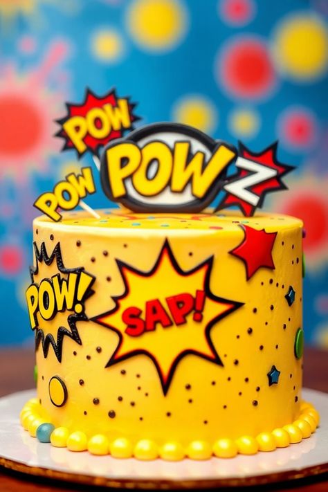 Looking for some fun cake ideas to take your baking to the next level? Check out these 25 creative cake designs that are perfect for any occasion! From whimsical and playful illustrations that look like comic book superheroes to elegant and artistic creations, these sketches will ignite your imagination in the kitchen. Visualize your baking journey with unique cake drawings that guide you every step of the way. Roll up your sleeves and prepare to create stunning treats that will delight your friends and family – let your cake fantasies run wild! Chocolate Comic Cake, Comic Book Cake Ideas, Fun Cake Designs, Comic Book Cake, Fun Cake Ideas, Cake Drawings, Creative Cake Ideas, Creative Cake Designs, Whimsical Cake