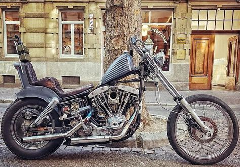 Harley Davidson Shovelhead, Shovelhead Bobber, Shovelhead Chopper, Rat Bikes, Shovel Head, Sportster Chopper, Harley Shovelhead, Old School Chopper, Custom Street Bikes