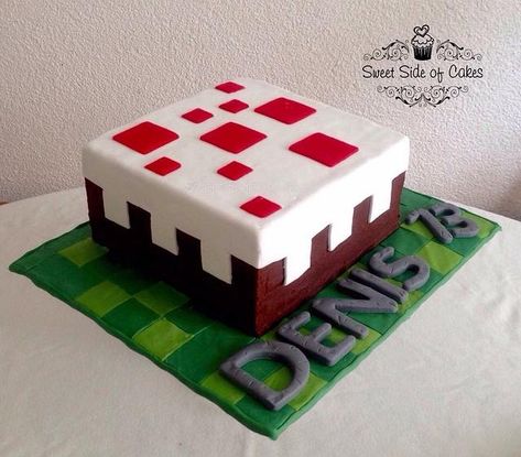 Minecraft Theme Cake, Minecraft Pasta, Minecraft Cake Designs, Pastel Minecraft, Minecraft Bday, Pokemon Birthday Cake, Minecraft Birthday Cake, Craft Cake, Cakes Decor