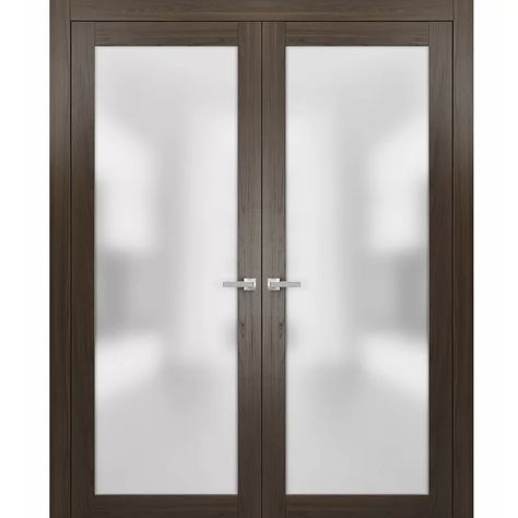 Frosted French Doors, French Double Doors, Butterfly Hinges, European Doors, Soft Opening, Frosted Glass Door, Doors Interior Modern, Glass French Doors, Wood Doors Interior