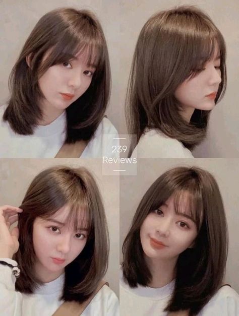 hair styles 2023 Pretty Short Hair, Korean Short Hair, Hair Style Korea, Layered Haircuts For Medium Hair, Bangs With Medium Hair, Hair Inspiration Short, Shoulder Hair, Shot Hair Styles, Haircuts For Medium Hair