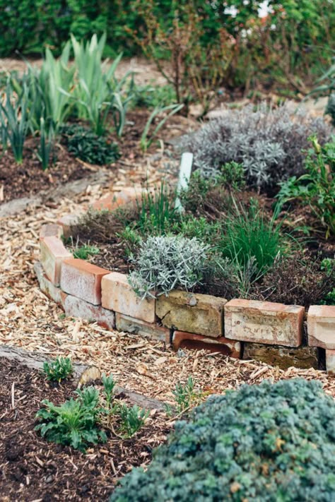 Brick Garden Edging, Brick Garden, Potager Garden, Make Do And Mend, Farmhouse Garden, Make Do, Have Inspiration, Vegetable Garden Design, Spring Door