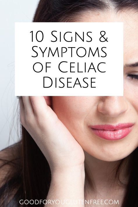 This article details 10 key signs and symptoms of celiac disease. Remember, celiac disease symptoms go well beyond digestive woes. Read more to learn more. #celiacdisease #glutenfree #coealicdisease Symptoms Of Celiac, What Is Celiac, Celiac Symptoms, Gluten Free Info, Gluten Allergy, Small Intestine, Canker Sore, Keratosis Pilaris, Disease Symptoms