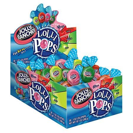 Jolly Rancher Lollipops (50 ct.) - Sam's Club Colorful Candy Buffet, Jolly Rancher Lollipops, Jolly Rancher Hard Candy, Jolly Ranchers Candy, Lolli And Pops, Fruit Chews, Cherry Apple, Jolly Rancher, Free Candy