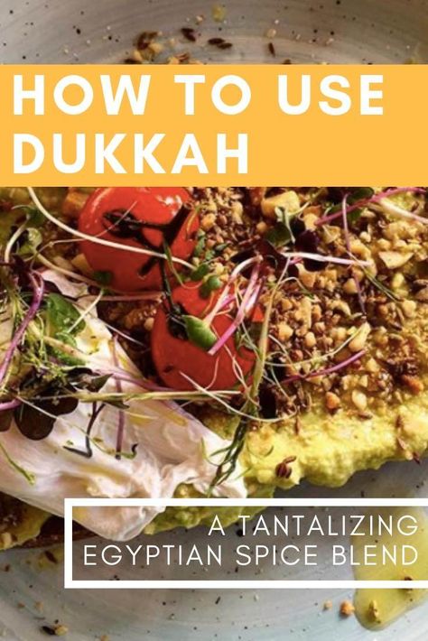 Dukkah Spice Recipe, Dukkah Recipe Dishes, Egg Broccoli, Dukkah Recipe, Egyptian Recipes, Spice Mix Recipes, Egyptian Food, Spice Set, Fresh Spices