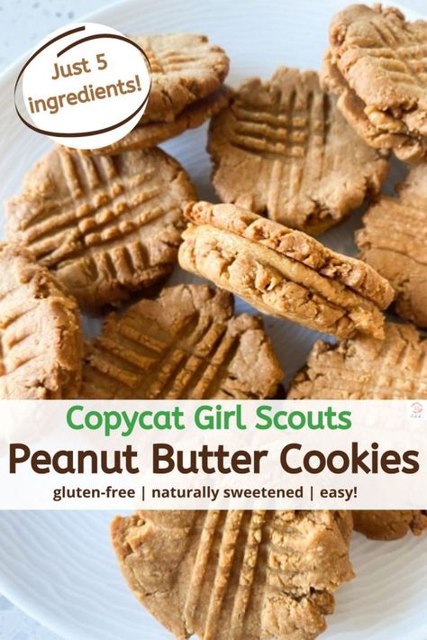 Copycat Desserts, Pb Recipes, Vegan Copycat, Butter Sandwich Cookies, Peanut Butter Sandwich Cookies, Gluten Free Peanut Butter Cookies, Weight Watchers Dessert Recipes, Butter Sandwich, Peanut Cookies