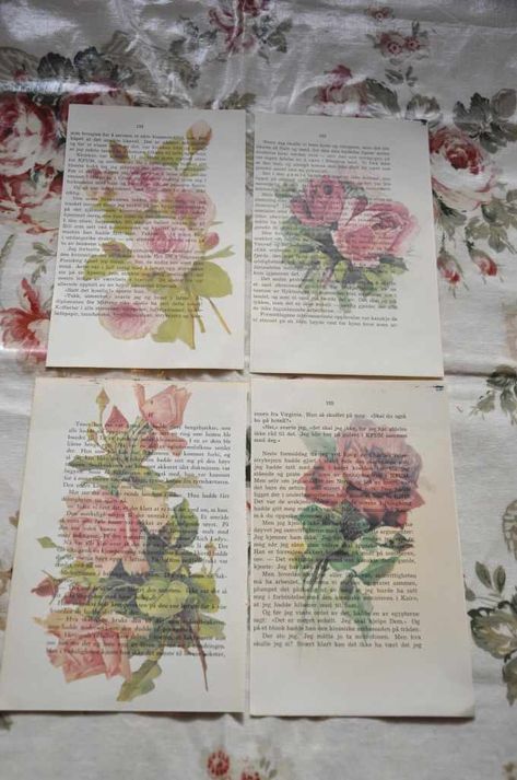 newspaper crafts Wings of Whimsy: DIY Book Crafts No 3 - INSPIRE Printed Garland newspaper crafts Diy Book Crafts, Recycled Book Crafts, Old Book Art, Diy Old Books, Newspaper Crafts Diy, Diy Buch, Old Book Crafts, Papel Vintage, Recycled Books