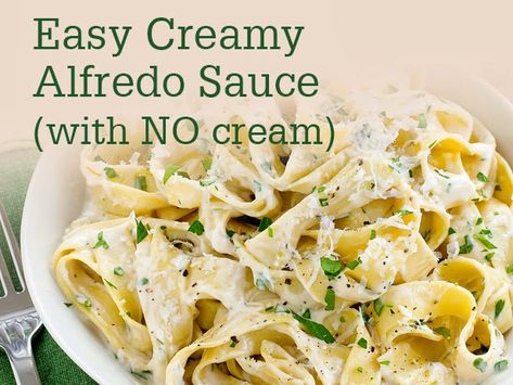 Alfredo With Milk, Heavy Cream Alfredo Sauce, Alfredo Sauce Without Cream, Alfredo Sauce With Milk, Alfredo Sauce Recipe Without Heavy Cream, Alfredo Sauce Easy, Easy Alfredo, Alfredo Sauce Recipe Easy, Make Alfredo Sauce