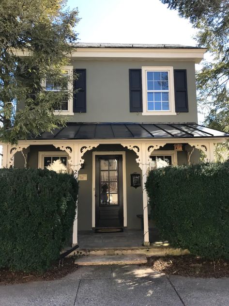 Real Estate Vision Board, Doylestown Pennsylvania, Victorian Exterior, House Hunters, Large Shower, Indoor Fireplace, Exterior Trim, Sliding Barn Door, Cozy Home