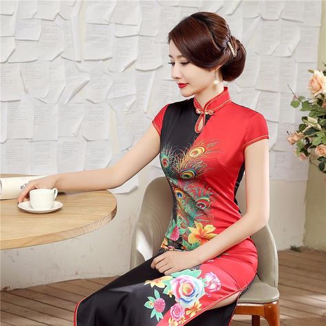 Red qipao