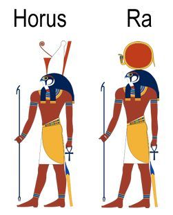 THE DIFFERENCES OF RA AND HORUS EGYPT — Steemit Ancient Egypt Gods, Egiptul Antic, Pyramids Egypt, Egyptian Deity, Ancient Egypt History, Gods Of Egypt, Ancient Egyptian Gods, Ancient Egypt Art, Swan Song