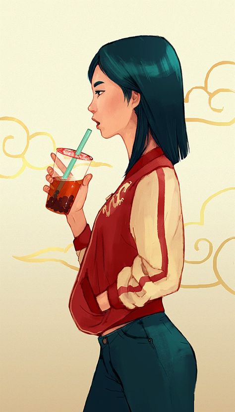 Disney Modern, Disney Queens, Disney Princess Fan Art, Mulan Disney, Disney Princess Fashion, Disney Princess Drawings, Princess Drawings, Disney Artwork, Disney Friends