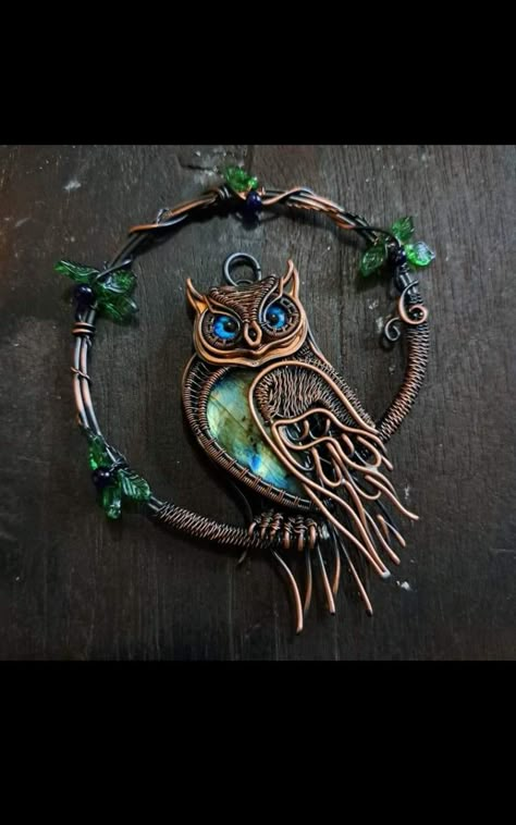 Wire Animals Sculpture, Wire Owl, Wire Patterns, Animals Sculpture, Wire Shapes, Copper Wire Crafts, Wire Animals, Wire Wrapping Tutorials, Wire Jewelry Ideas