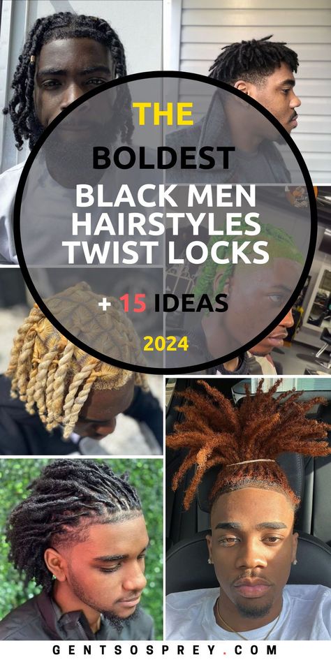 Embrace the versatility of black men's hairstyles with our roundup of Discovering 2024's Trendsetting Black Men's Twist Locks Hairstyles - Bold & Artistic. Whether you prefer natural hair or curly locks, explore a range of twist lock hairstyles that redefine boldness and creativity. From short, textured styles to long, flowing locks, our curated list has something for every taste. Loose Loc Styles, Male Locs Styles, Short Dreadlocks Styles Men Locs, Men’s Hairstyle Locs, Twist Locks Hairstyles, Men Loc Styles Medium, Men’s Locs, Mens Locs Hairstyles, Short Locs Hairstyles Men