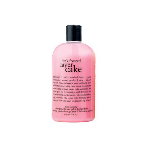 Philosophy Pink Frosted Layer Cake Shampoo, Shower Gel, & Bubble Bath... ($16) ❤ liked on Polyvore featuring beauty products, fillers, makeup, pink fillers, pink and beauty Pretty Pink Princess, Bubble Bath, Pink Princess, Hair Shampoo, Beauty Gift, Layer Cake, Shower Gel, Pretty In Pink, Beauty Products