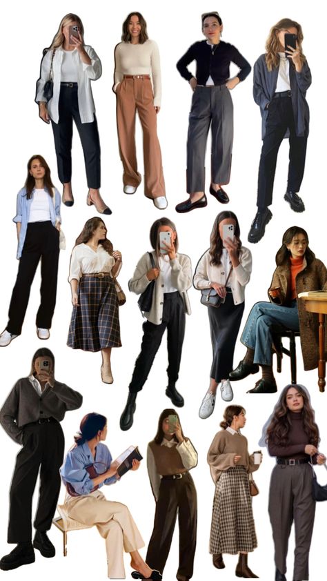 Teachers Outfits Professional, High School English Teacher Outfits, Casual Academia Outfit, Work Outfit Professional, Teacher's Outfits, English Teacher Outfit, Fall Teacher Outfits, Modest Business Casual, Creative Work Outfit