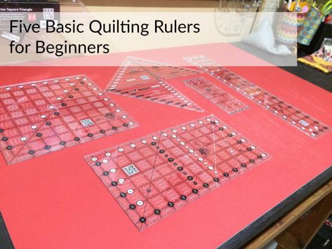 Easy Hand Quilting, Basic Quilting, Quilt Rulers, Quilting Math, Organizing Kitchen, Quilted Projects, Quilt Borders, Quilt Tips, Sewing Quilts