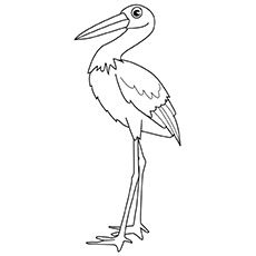 The-Stork Bird Embroidery Pattern, Bird Coloring, Geometric Origami, Bird Coloring Pages, Drawing Wallpaper, State Birds, Cat Coloring Page, Bird Embroidery, Bird Patterns