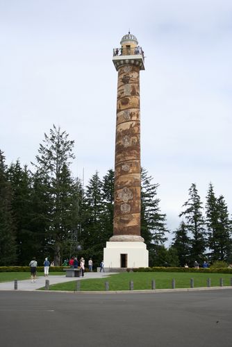 Astoria, OR; Lewis & Clark Landmark of ending their expedition. Astoria Column, Lewis And Clark Trail, Oregon Pictures, Astoria Oregon, Amazing Scenery, Sea To Shining Sea, Pacific Nw, Spiral Stairs, Coastal Town