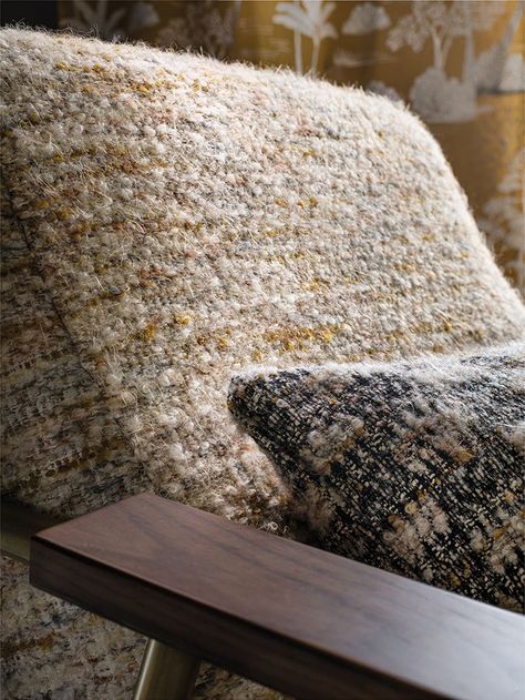 Retro Living Rooms, Materials And Textures, Uncut Diamond, Exterior Decor, Polyester Yarn, Interior Design Inspiration, Luxury Hotel, Outdoor Rugs, Upholstery Fabric