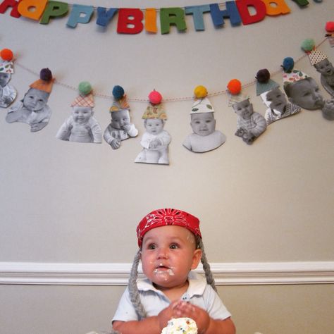 First birthday photo banner Willie Nelson Birthday Party, Baby Party Ideas, Willy Nelson, First Birthday Banner, First Birthday Photo, Birthday Photo Banner, First Birthday Banners, First Birthday Photos, Willie Nelson