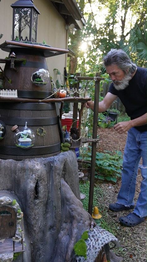 6.8K views · 630 reactions | Work Continues on the Gnome Village | We continue work on the Gnome Village. Sending you all best wishes for the day. 😀🌿🧙 #diy #gardening #gnomes Music: The Color of Water by Symphonic Planet | By Keep on Growin' Home & Garden | Facebook Gnome Village, Diy Gardening, Best Wishes, Keep On, Work On, Planets, Home Garden, The Day, Home And Garden