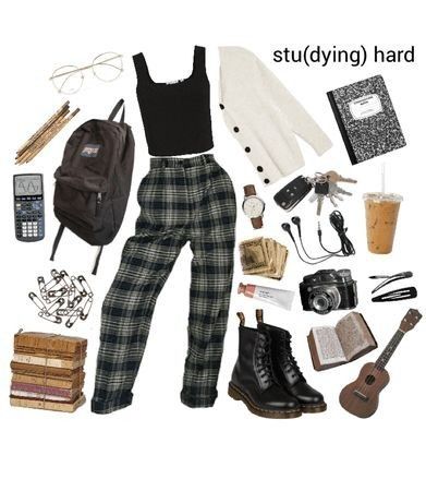 Streetcore Aesthetic Outfit, Music Major Outfits, Music Major Aesthetic Outfits, Musical Theatre Aesthetic Outfits, Theatre Major Aesthetic, Art Major Outfit, Theatre Kid Aesthetic Outfits, Theatre Academia Outfit, Outfits For Theatre