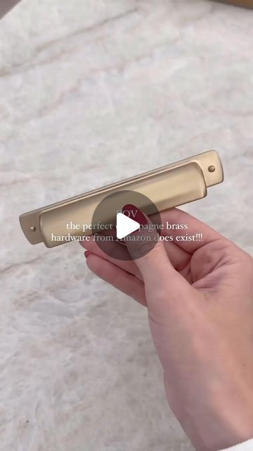 Kristina Svezhintseva on Instagram: "Brass is hard to match! We have champagne brass faucets and the AFFORDABLE brass hardware options on the market can be even harder! Comment BRASS and I’ll send you the link to shop the perfect champagne brass hardware I was able to find. 

I scoured Amazon and ordered every color under the sun! These are a true champagne brass without the yellow undertones I often see when ordering online. They are an almost identical match to my favorite designer option which are a lot pricier 💰

✨HOW TO SHOP✨
1. Comment BRASS and I’ll send you a direct link to shop! (You have to be following @bloomandbabe or the message may be blocked by IG)
2. Head to the link in bio, find the photo and click for a direct link to shop.
3. Head to my @shop.ltk storefront, search hard Stone Porches, Brass Faucets, Porch Fireplace, European Cottage, Kitschy Kitchen, Black Windows, Brass Faucet, Champagne Bronze, Exterior Stone