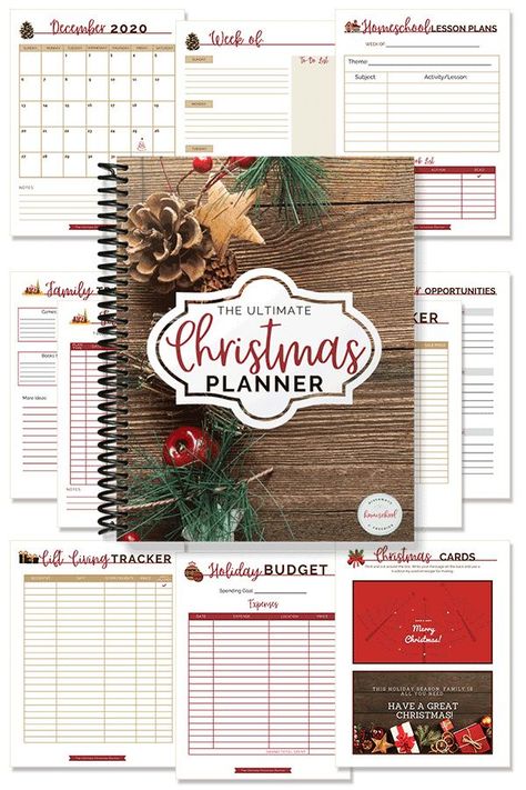 FREE Christmas Planner for an Organized Christmas Homeschooling Planner, Holiday Meal Planner, Organized Christmas, Christmas Ornament Coloring Page, Advent Activities, Christmas Organization, Kids Christmas Ornaments, Budget Holidays, Holiday Planner