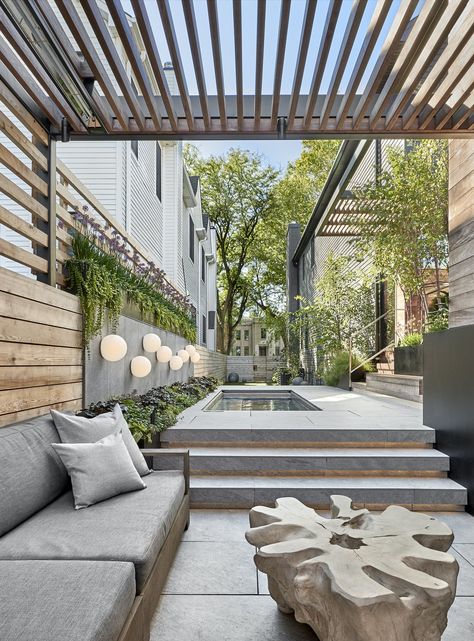 Sonoma in the City | dSPACE Studio Architects | Archinect Contemporary Patio, Shade Canopy, Outdoor Decorating, Have Inspiration, Pergola Plans, Pergola Patio, Paver Patio, Pergola Shade, Small Patio