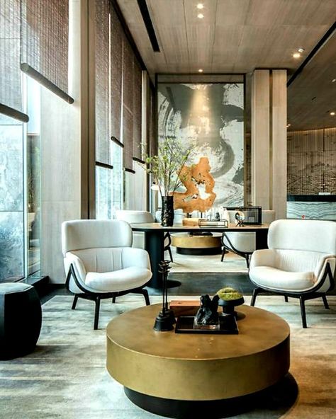 Appreciate this elegant and timeless office reception inspiration Timeless Office, Hotel Lobby Design, Lobby Interior Design, Lounge Interiors, Hotel Lounge, Reception Inspiration, Lobby Interior, Office Reception, Hotel Interior Design