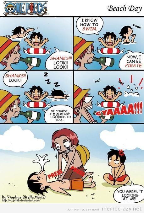 Mini BD Humour "xD" • Noyade de Ace "LoOoL" • Shank se réveil "Mort De RiiRe" | Sacré LuffY j'Vous jure !! aHHaaa… | Ace "le Point Ardent", LuffY "le Pirate au Chapeau de Paille" et Shank "le Rouge" ~ ⚓️ One Piece ⚓️ One Piece Rouge, One Piece Au, Luffy Shanks, Rouge One, Shanks One Piece, One Piece Funny Moments, Ace Luffy, Luffy Ace, Ace Sabo Luffy