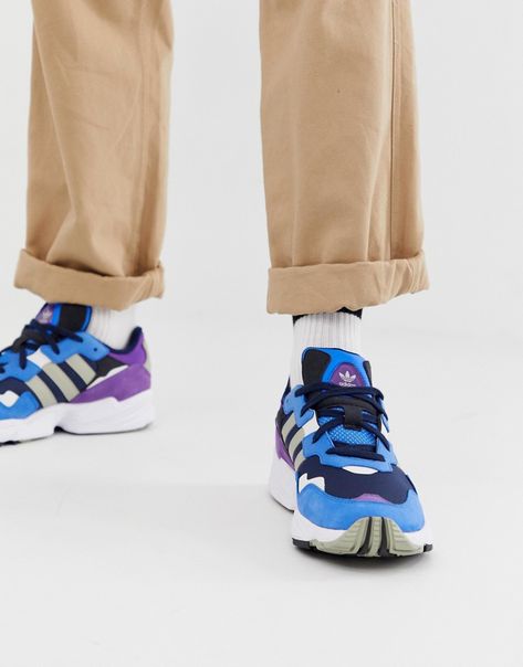 ADIDAS ORIGINALS YUNG-96 SNEAKERS IN NAVY - NAVY. #adidasoriginals Adidas Yung 96, Adidas Yung-96, Yung 96, Adidas Shoes Mens, Adidas Pure Boost, Adidas Boost, Adidas Vintage, Adidas Originals Superstar, Adidas Originals Mens