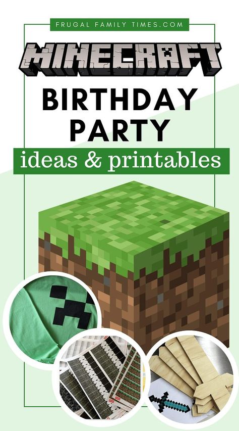 Free Minecraft Printables, Crafts, Games, T-shirts, Stickers, Cake Ideas and More! Includes free minecraft printables for iron on creeper shirts. Also free printables for sticker craft activities. Free mind craft games. Plus how to make your own minecraft torches and DIY swords to paint. Even Minecraft music! So many great, fun and surprisingly simple party ideas in one place! Free Minecraft Printables, Birthday Party Minecraft, Simple Party Ideas, Minecraft Printables Free, Minecraft Party Games, Craft Games, Mind Craft, Ceiling Door, Minecraft Music