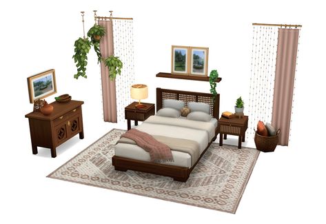 Indonis Pack Info | Patreon Sims 4 Cc Decor Bedroom, Sims 4 Bed Cc Maxis Match Patreon, Bedroom Cc Patreon, Sims 4 Bed Cc Maxis Match, Sims 4 Bedroom Set, Maxis Match Furniture, Sims 4 Beds Cc, Ts4 Bedroom, Sims 4 Beds