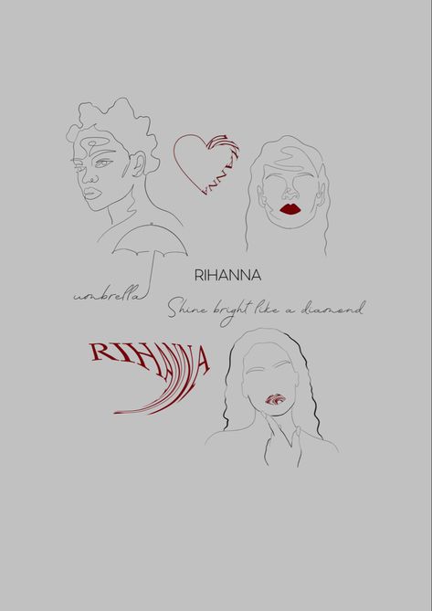 Rihanna Tattoo Ideas, Rhianna Tattoos, Tattoo Rihanna, Rihanna Tattoo, Shine Bright Like A Diamond, Rihanna, Tattoo Ideas, Tattoos