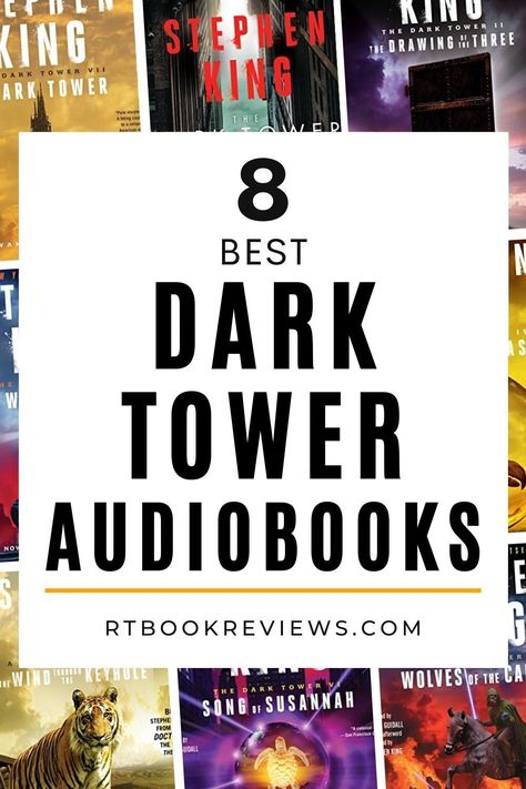 If you’re a fan of Stephen King’s epic fantasy series, The Dark Tower, then you know the intricate and mind-bending journey that awaits you. Have you listened to the audiobooks? Tap to see the 8 amazing Dark Tower audiobooks to listen to now! #audiobooks #bestaudiobooks #stephenking #mustreadbooks The Dark Tower Series, Best Audiobooks, Worlds Collide, The Dark Tower, Sense Of Life, Fantasy Series, Book Reviews, Stephen King, The 8