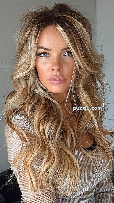 Blonde Hair With Warm Lowlights, Blonde To Fall Hair Color, Blonde Hilights With Money Piece, Blonde And Brown Highlighted Hair, Blonde Hair Color Ideas Highlights, Long Blonde Highlighted Hair, Blonde Hair Highlights And Lowlights, Blonde With Light Brown Lowlights, Blond Hair With Brown Lowlights