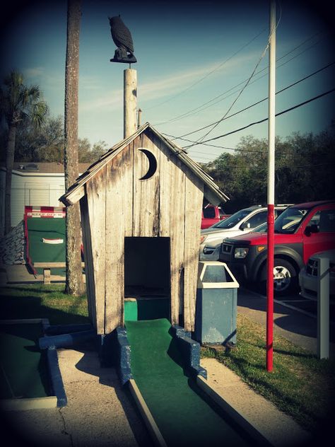 *~my house is cuter than yours~*: Goofy Golf Ft. Walton Beach Goofy Golf, Mini Golf, Diy Backyard, My House, Made It, Built In, Golf, Building