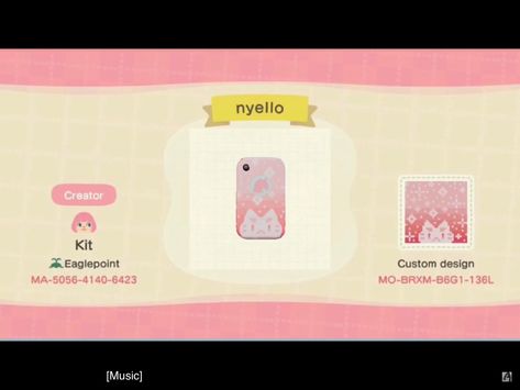 Acnh Phone Case Design Code, The Able Sisters, Nook Phone, Animal Crossing Cats, Able Sisters, Motif Acnl, Animal Crossing Memes, Cute Wallpapers For Ipad, Acnh Designs