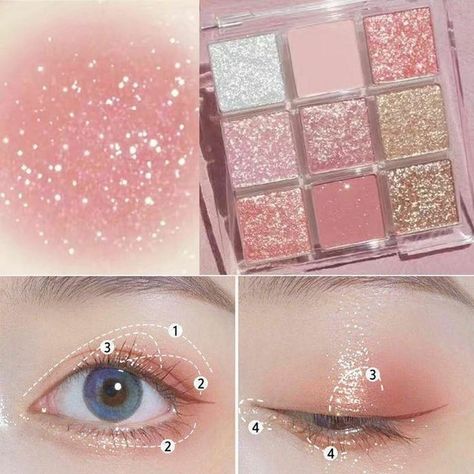 Make Up Kits, Make Up Designs, Membentuk Alis, Alat Makeup, Cute Eye Makeup, Doll Eye Makeup, Korean Eye Makeup, Makeup Accesories, Ethereal Makeup