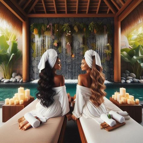 Dragged @nasiya_ai to the spa with me Spa Day Pictures, Friends Spa Day, Spa Day With Friends, Spa Pictures, Spa Photography, Day With Friends, Money Vision Board, Day Pictures, The Spa