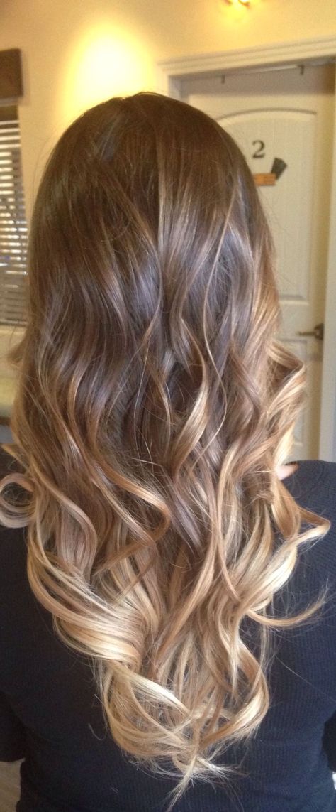 I want to try ombre with my long-ass hair & this is close to my natural color, so maybe if I get brave enough one day, I'll try it! Trend Hairstyles, Dip Dye Hair, Colored Hair Tips, Spring Hair Color, 2015 Hairstyles, Ombré Hair, Ombre Hair Color, Cool Hair Color, Great Hair